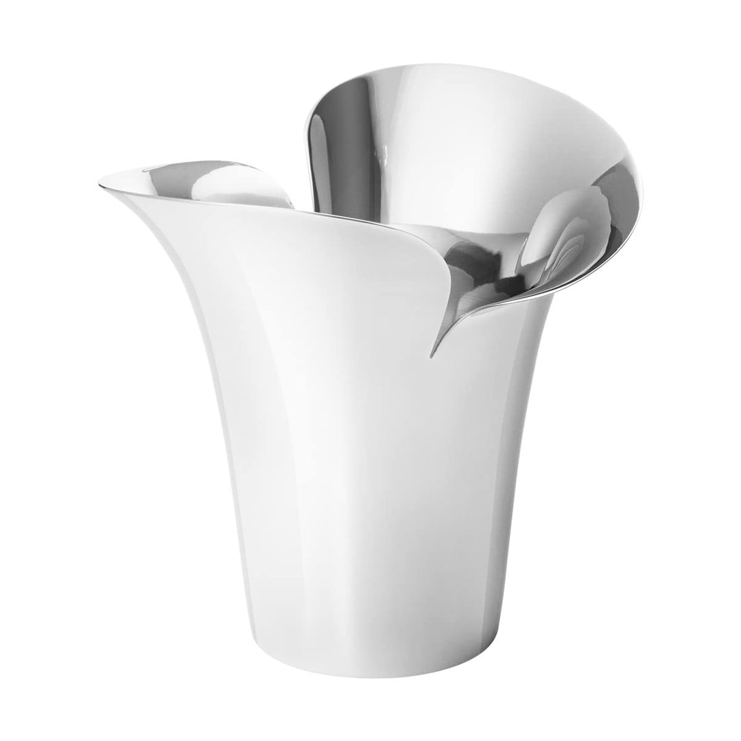 Georg Jensen Bloom Botanica Blumentopf Edelstahl Gross von Helle Damkjær