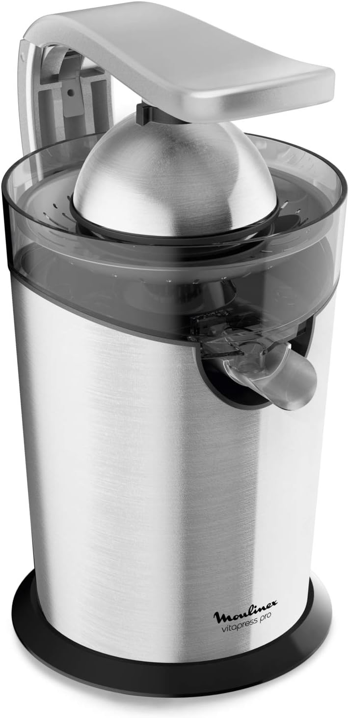 Moulinex Vitapress Pro PC700D Elektrischer Entsafter, 300 W, Edelstahl, direkt am Becher, abnehmbare