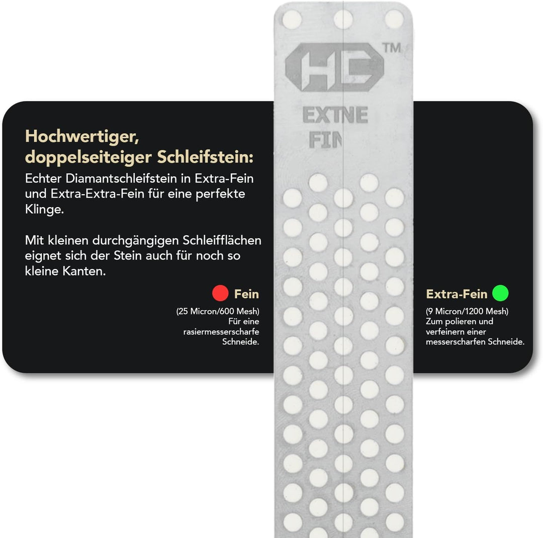 DMT Diafold®-Schärfstein doppelseitig, mit feiner/extrafeiner Hardcoat™-Oberfläche, speziell für Ker