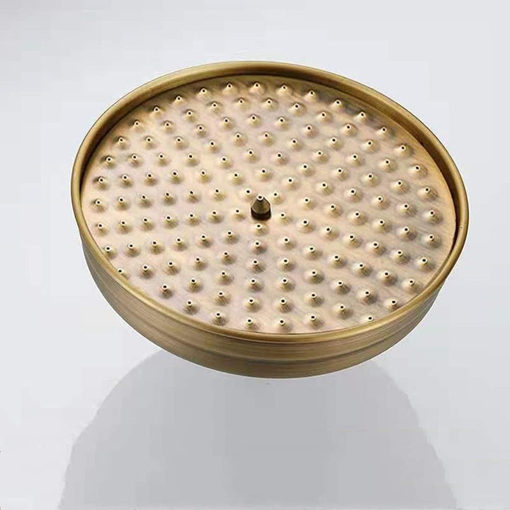 AFUDER Antik Messing rund 8 Zoll Regenduschkopf Badzubehör Ersatzduschkopf Duschkopf Regendusche (St