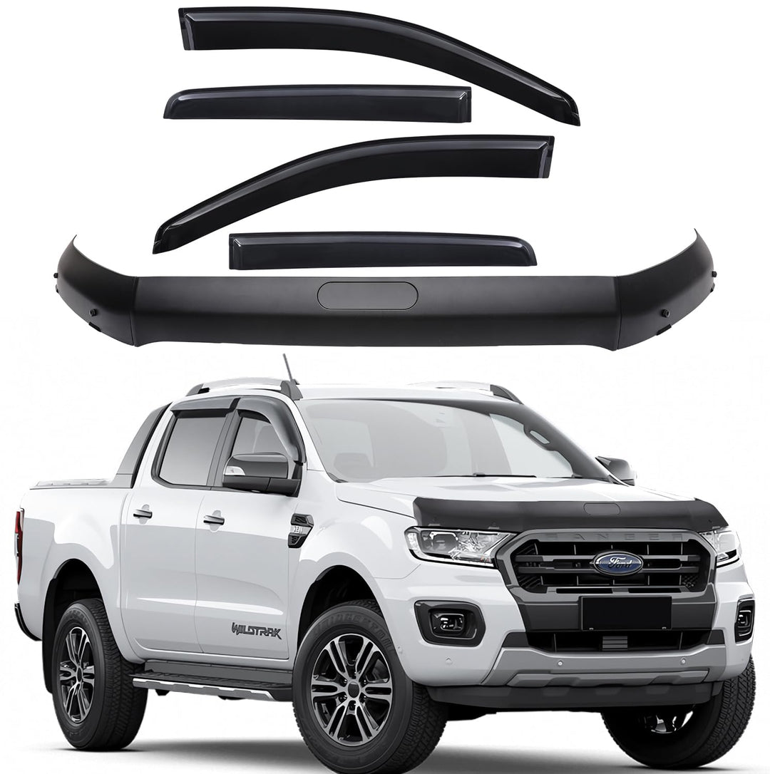 Windabweiser Motorhaube Deflektor Insekten und Steinschlagschutz für Ford Ranger 2015-2022 T7 T8 Wil