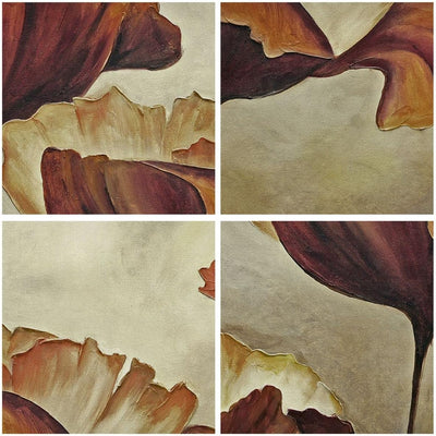 Bilder auf Leinwand Mohn Blume Wiese Leinwandbild mit Rahmen 70x50cm Wandbilder Dekoration Wohnzimme