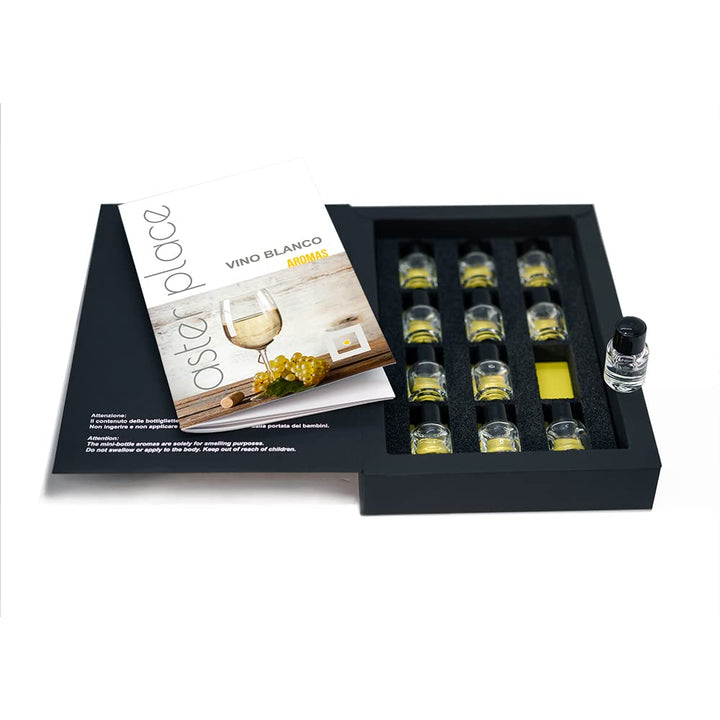 TASTERPLACE Aroma Set – Vino Blanco – Spanish Language – for Sommeliers – for Wine Lovers – Tasting