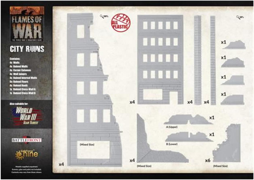 Flames of War FoW City Ruins BB300