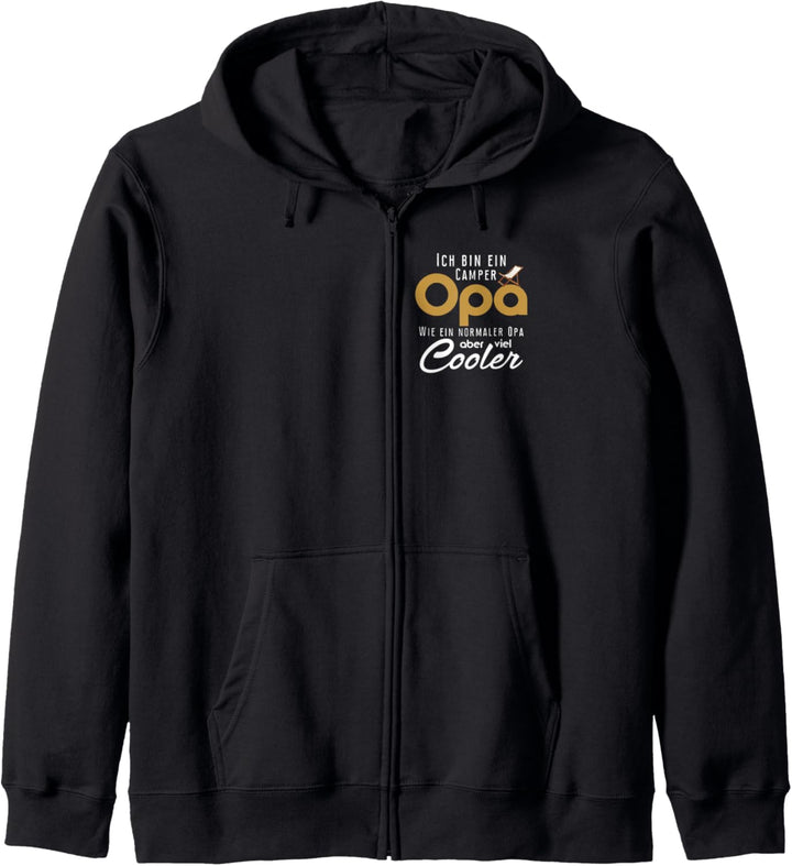 Ich bin ein Camper Opa, wie normaler Opa aber viel cooler Kapuzenjacke