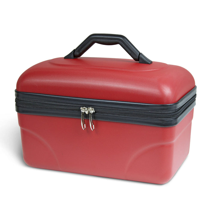 KINSTON Kosmetik- und Kulturtasche, Hartschalen-Vanity mit Griff, Reise-Organizer, Aufbewahrungsbox