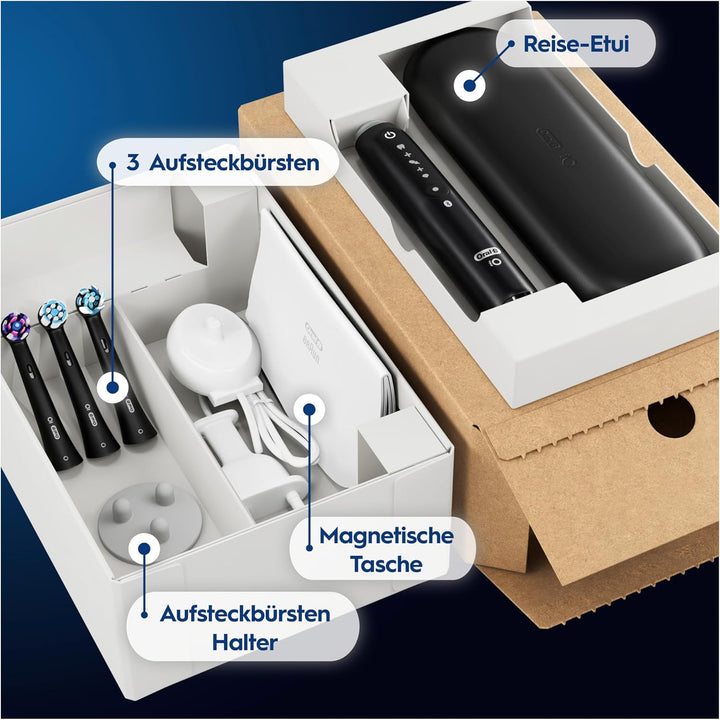 Oral-B iO Series 5 Plus Edition Elektrische Zahnbürste/Electric Toothbrush, PLUS 3 Aufsteckbürsten,
