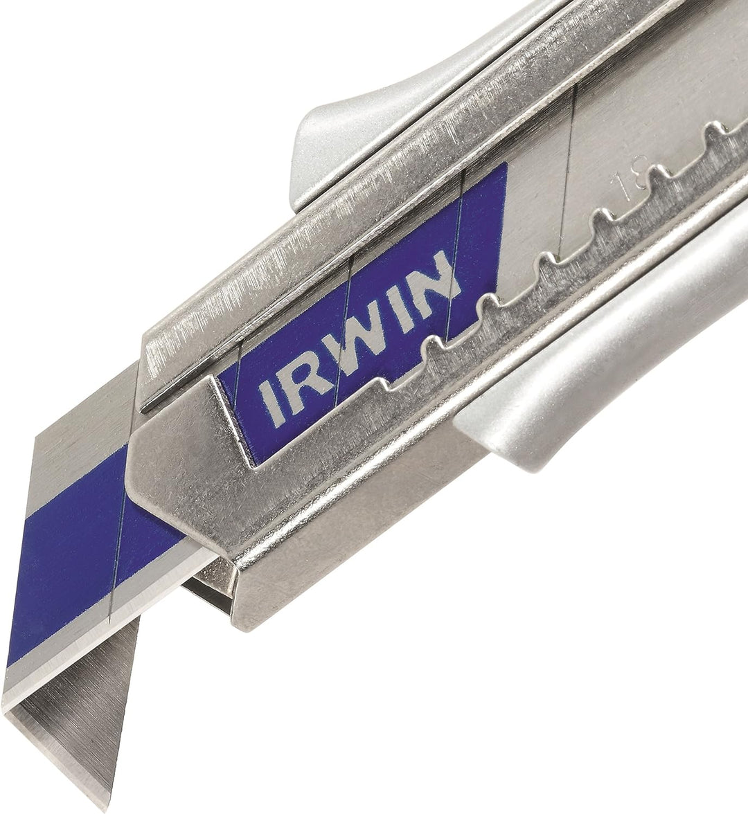 Irwin Blue Blades Bi-Metall Abbrechklinge 18 mm, 50 Stück, Splitterfrei, 10507104