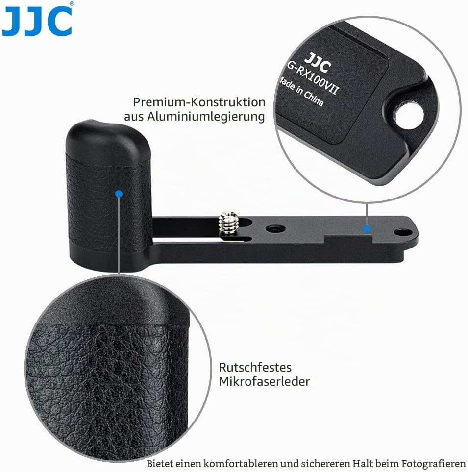 JJC Metall Kamera-Handgriff für Sony RX100VII RX100M7 Kamera Pour Sony Sony RX100VII (RX100M7), Pour