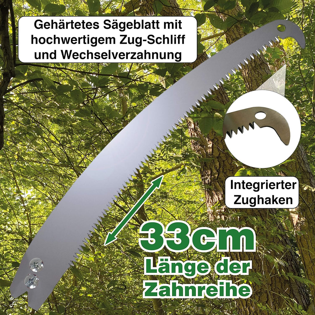 FenWi Ersatz-Sägeblatt Astsäge/Baumsäge mit Zughaken vorne