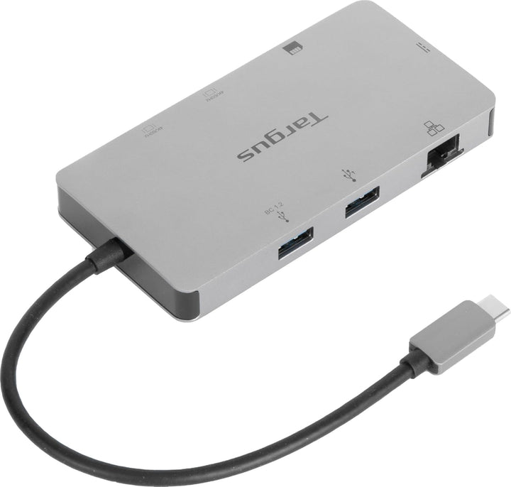 Targus USB-C Dual-HDMI-4K-Dockingstation mit 100-W-PD-Pass-Thru, Grau (DOCK423EU)