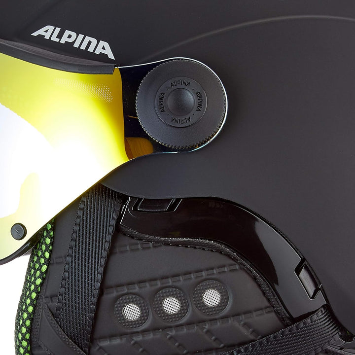 ALPINA JUMP 2.0 Q-LITE - Sicherer, Stossabsorbierender & Indiv. Anpassbarer Skihelm Mit Kontrastvers