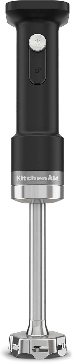 KitchenAid Kabelloser Stabmixer - Go Cordless - 1L BPA-freier Becher - Schneebesen und Zerkleinerer
