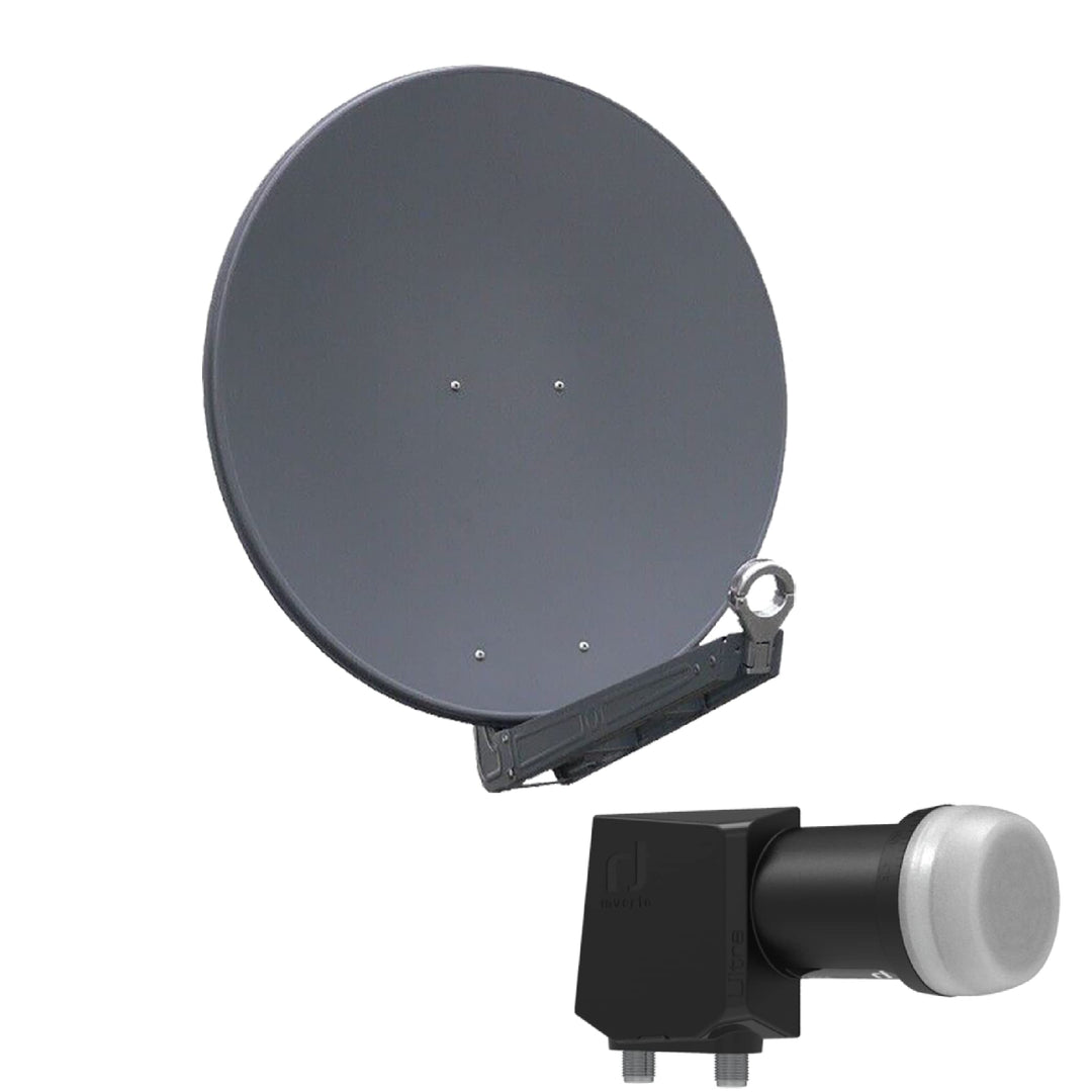 Gibertini OP 85 SE - Alu-Antenne - anthrazit - 2 Teilnehmer 2 Teilnehmer Anthrazit, 2 Teilnehmer Ant