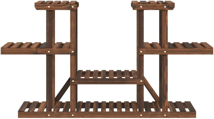 vidaXL Blumenständer, Pflanzenregal Holz, Blumenregal für Wohnzimmer Balkon Terrasse, Pflanzenstände