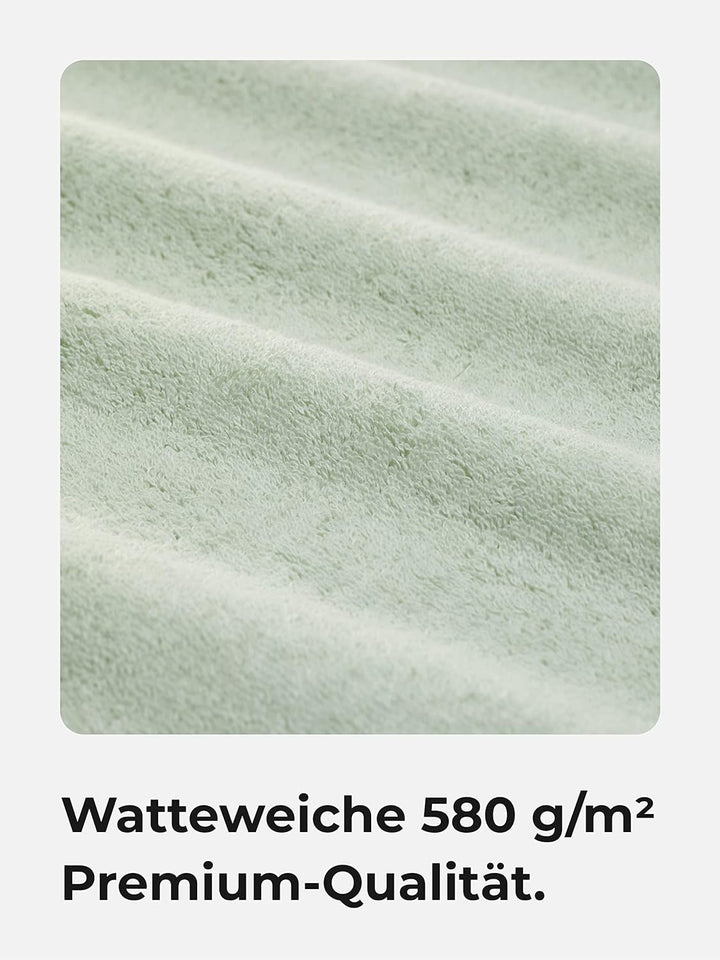 Sowel® Premium Badetuch 100x150 cm, Handtuch aus 100% Bio-Baumwolle, Hergestellt in Portugal, Mint 1