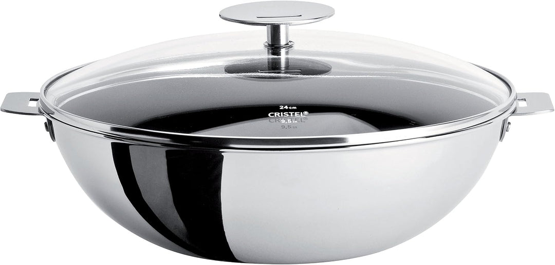 Cristel - WOK 28 CM CASTELINE AMOVIBLE EXCALIBUR - Cristel - WOKT28QE