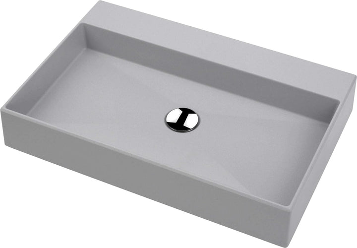 DEANTE CQR_SU6S CORREO Aufsatzwaschbecken, Grau