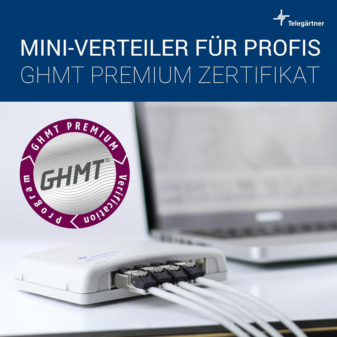 Telegaertner J02022A0053 12 Port Netzwerk-Patchpanel CAT 6a 1 HE