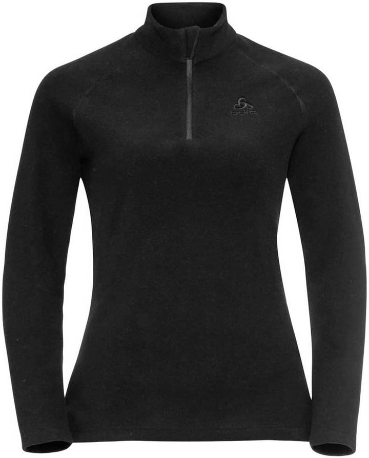Odlo Herren Berra_542512 Mid Layer mit Reissverschluss (1er Pack) XL Schwarz, XL Schwarz