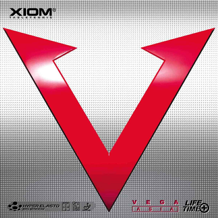 XIOM Belag Vega Asia rot 2,0 mm, rot 2,0 mm