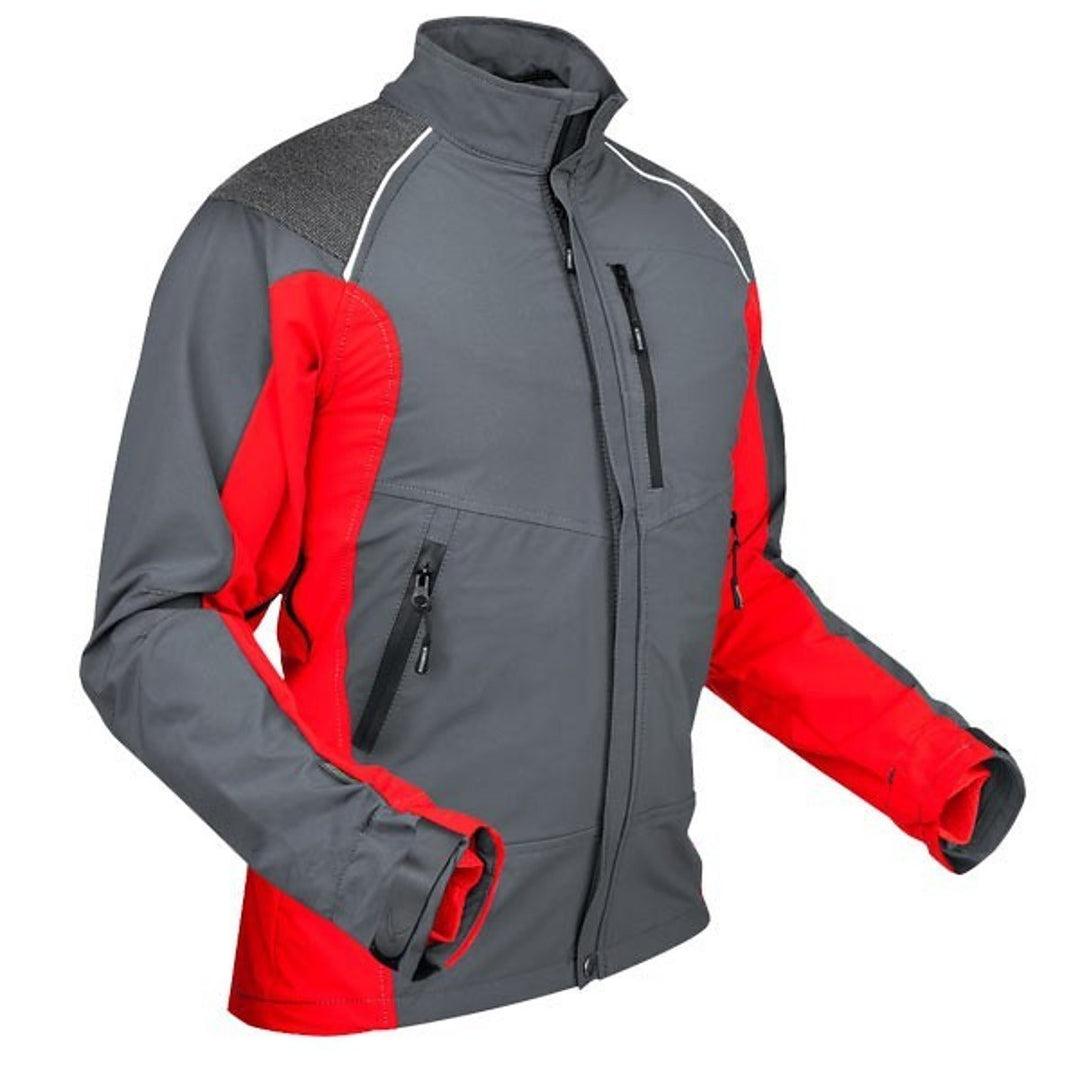 Pfanner atmungsaktive Funktionsjacke mit Stretch und robusten Aramid-Fasern, Farbe:grau, Grösse:S, S
