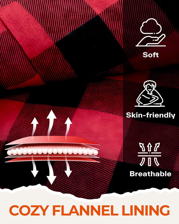 Sportneer Schlafsack Outdoor - Winterschlafsack Flanell 220 x 85 cm Schlafsack Winter mit Abnehmbare