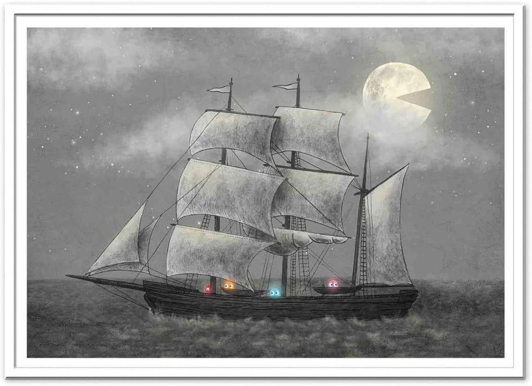 Wall Editions Art-Poster - Ghost Ship - Terry Fan