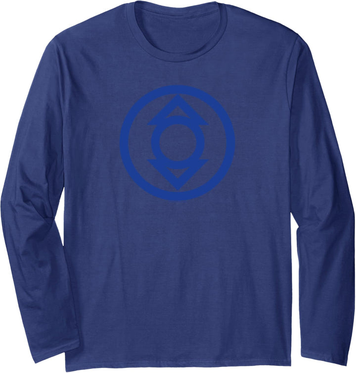 Green Lantern Blue Emblem Langarmshirt