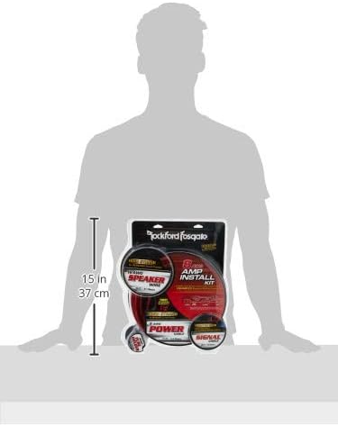 Rockford 8 Gauge Verstärker-Kit RFK8X Standardverpackung, RFK8X Standardverpackung