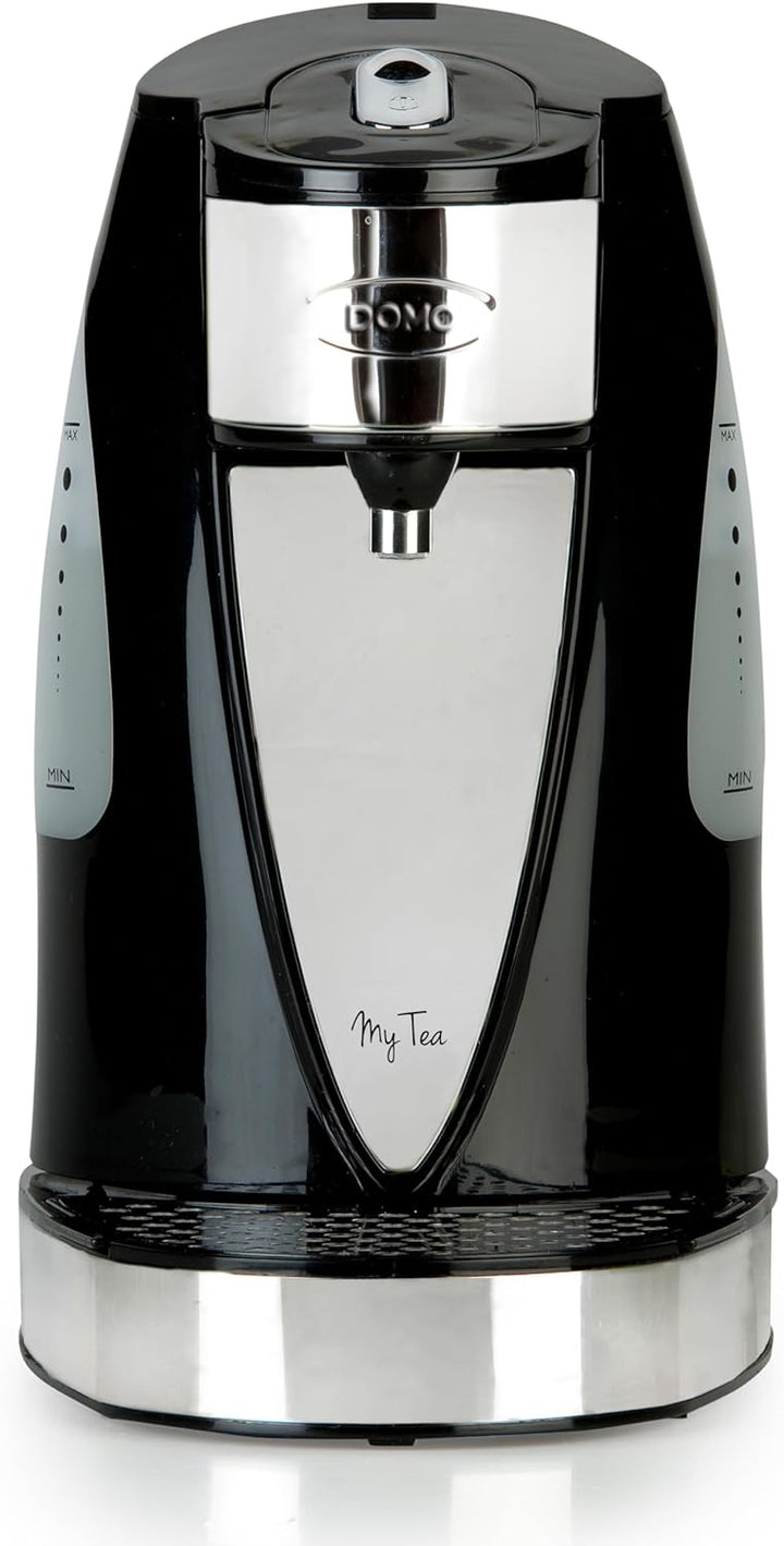 Domo DO482WK My Tea Wasserkocher, Kunststoff, 1.5 liters, Edelstahl, Weiss Höhe, 29 cm, Breite 16,5