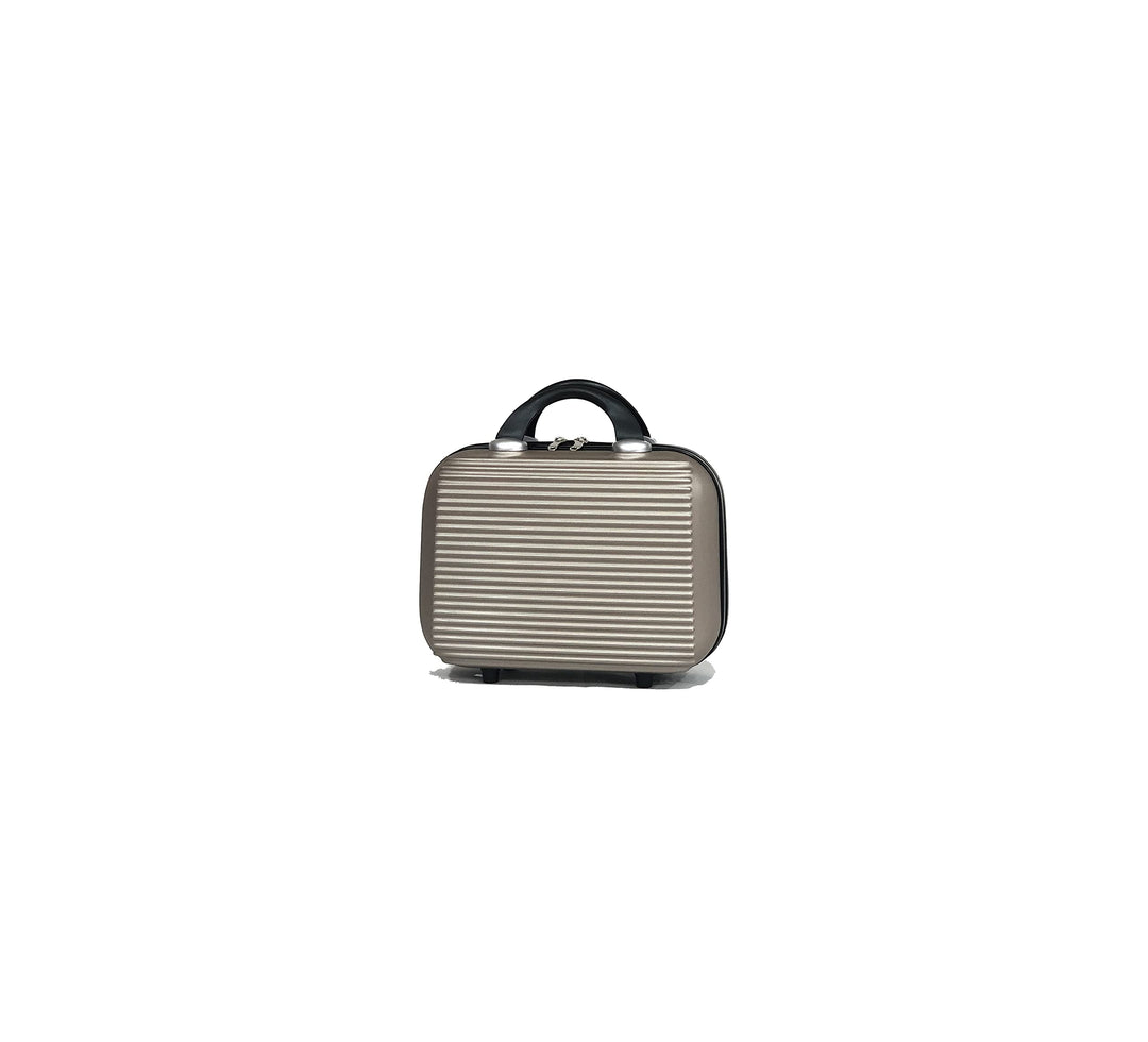 CELIMS - Reise-Kulturbeutel 30cm | Hartschalen ABS Kosmetikkoffer | Hängende Kulturtasche | Champagn