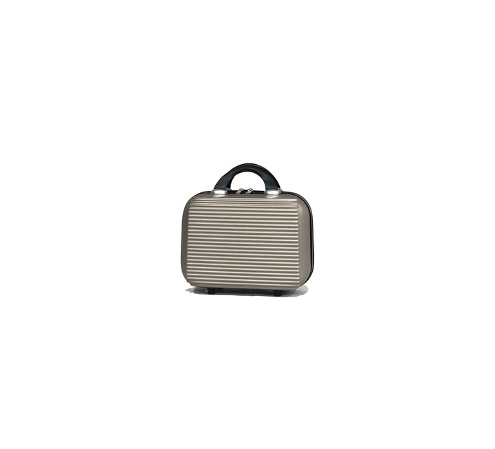 CELIMS - Reise-Kulturbeutel 30cm | Hartschalen ABS Kosmetikkoffer | Hängende Kulturtasche | Champagn