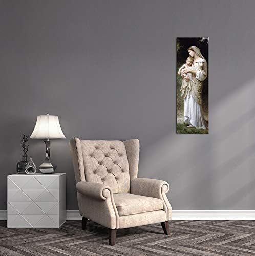Bilderdepot24 Bild auf Leinwand | William-Adolphe Bouguereau Die Unschuld in 30x90 cm als Wandbild |