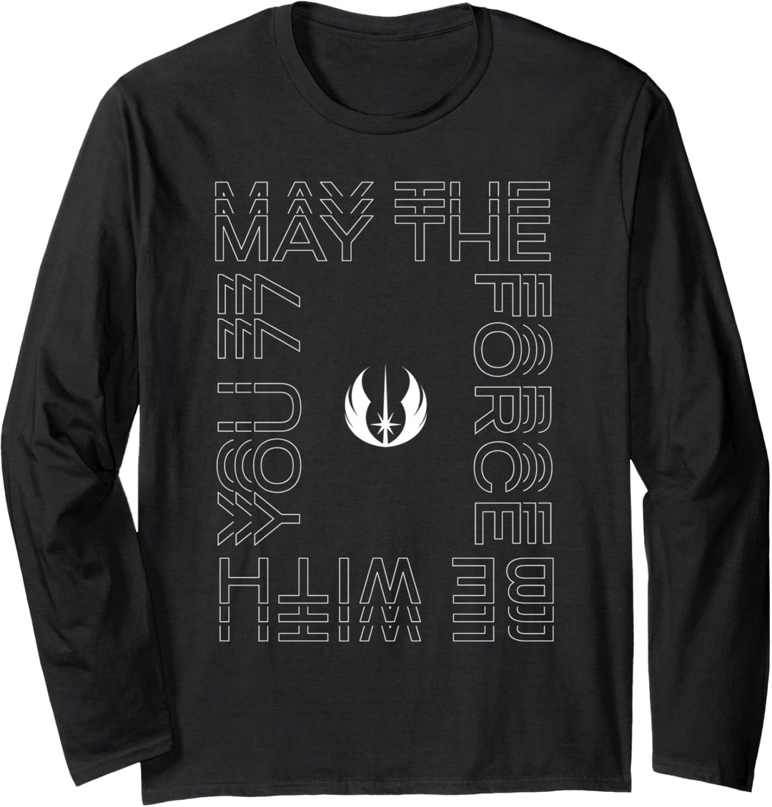 Star Wars May The Force Be With You 1977 Langarmshirt