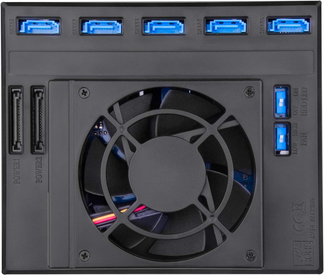 SilverStone Technology SST-FS305-12G - trägerloser 3 x 5,25" Aluminium Hot Swap Festplatten-Wechselr