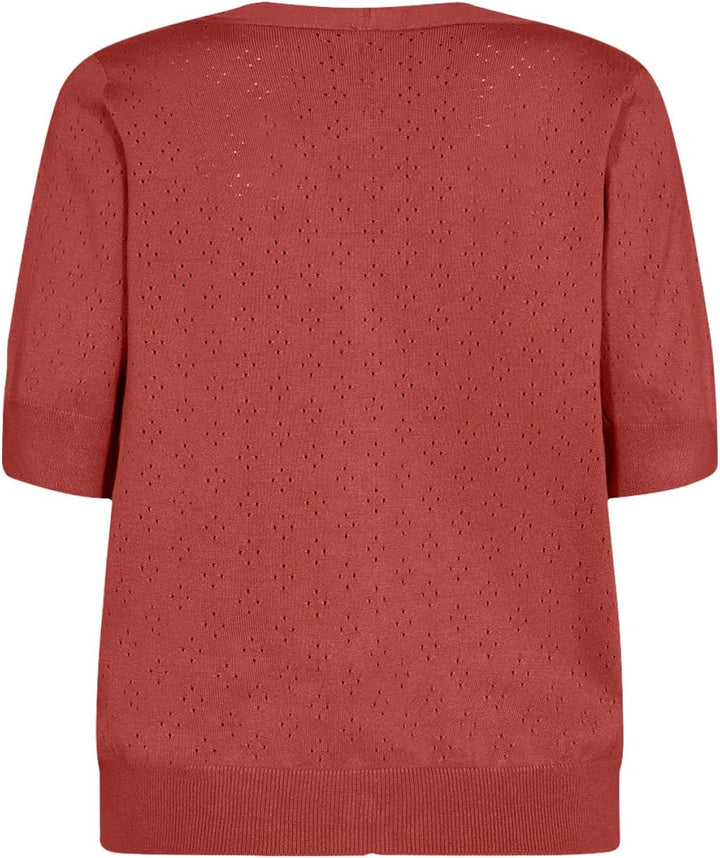 SOYACONCEPT Damen SC-Dollie 735 Strickjakke S Rot, S Rot