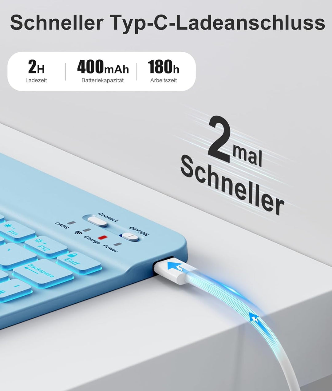 Vobafe Hülle mit Tastatur Kompatibel für iPad 9./ 8. /7. Generation 10.2 Zoll mit Stifthalter, Magne