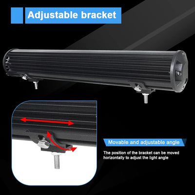 Willpower 17inch 450W Led Zusatzscheinwerfer 12V Led Scheinwerfer Auto IP67 Wasserdicht Flutlicht Pu