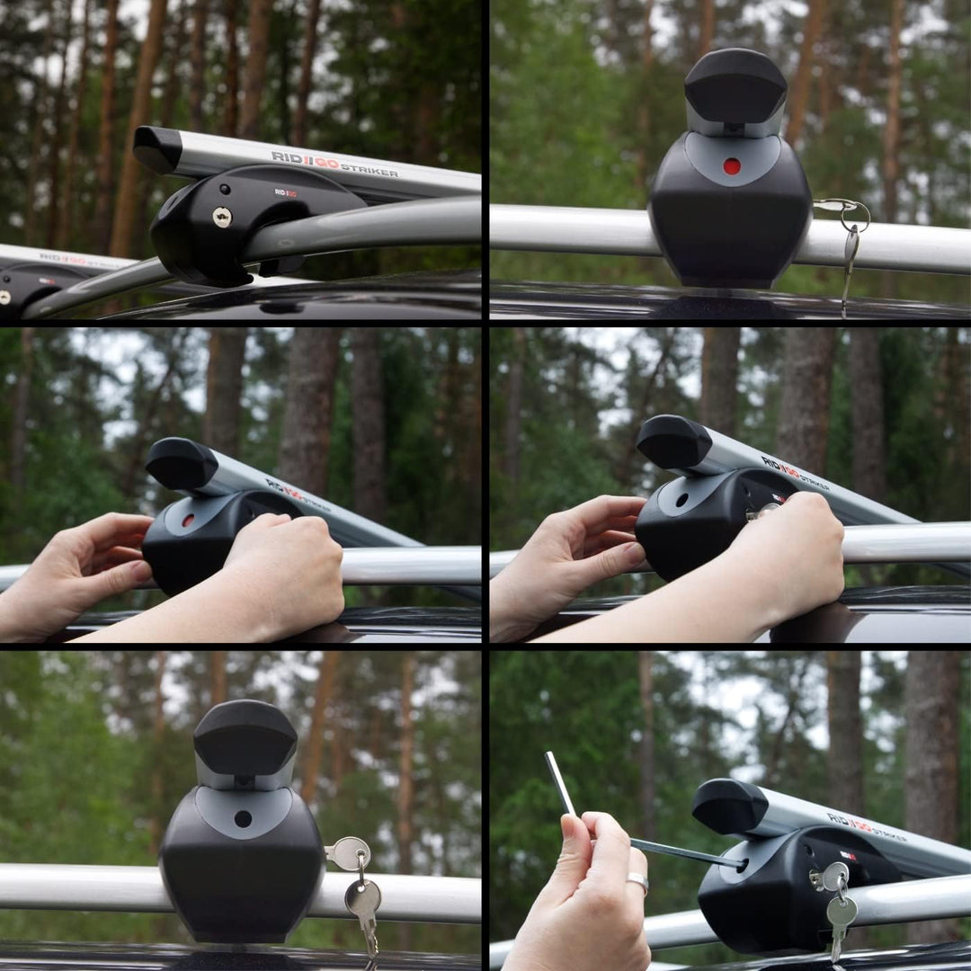 Aluminium Dachträger für Dacia Duster 1 I SUV 2010-2014