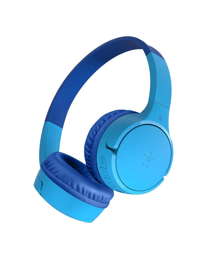 Belkin SoundForm Mini kabelloser Kinderkopfhörer mit integriertem Mikrofon und lustigen Aufklebern,