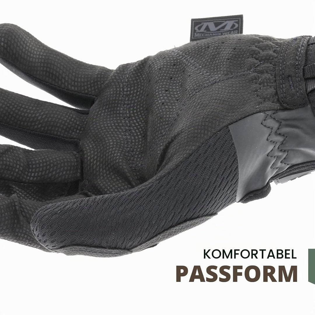 Mechanix Wear Specialty 0,5mm Covert Handschuhe (Large, Vollständig schwarz) L Single, L Single
