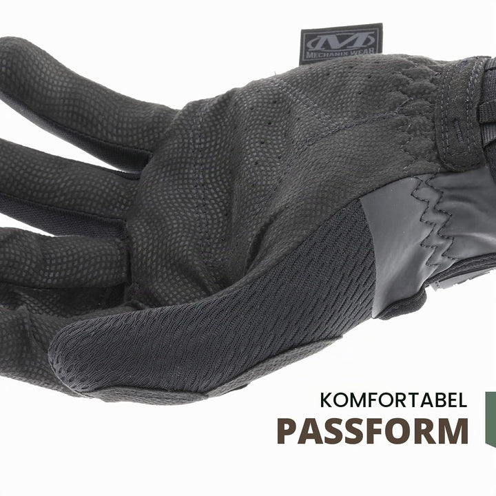 Mechanix Wear Specialty 0,5mm Covert Handschuhe (Large, Vollständig schwarz) L Single, L Single