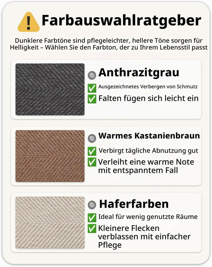 COLOR&amp;GEOMETRY Ultradünne Innentürmatte 81x122 cm, maschinenwaschbare &amp; rutschfeste Fussmatte, Flach