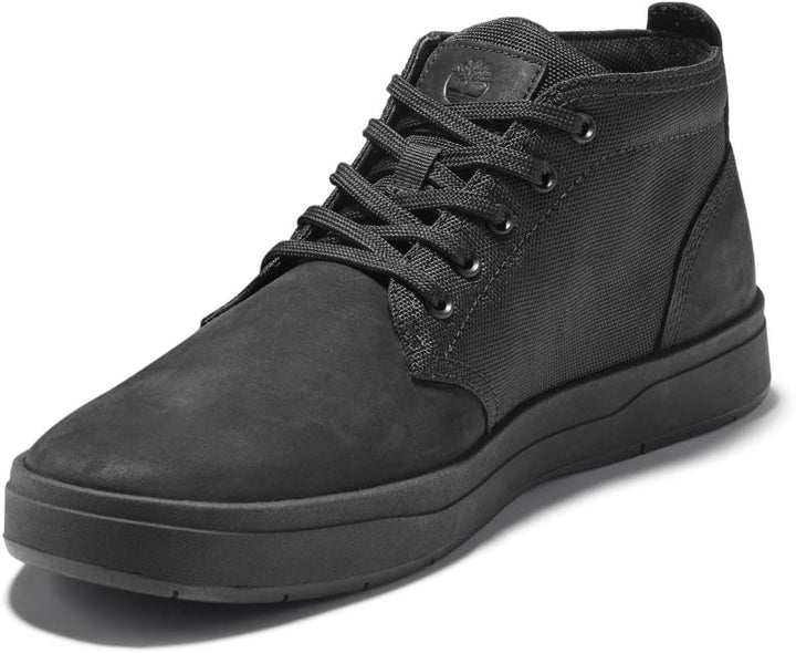 Timberland Herren Davis Square F/L Chukka Trainers and Sneakers Shoes, 41 EU Schwarz