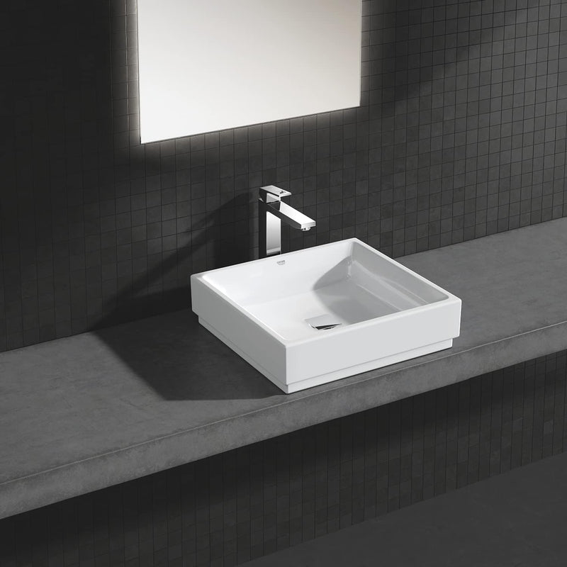 GROHE Cube Keramik | Aufsatzschale ohne Hahnloch 50 cm | alpinweiss | 3948100H