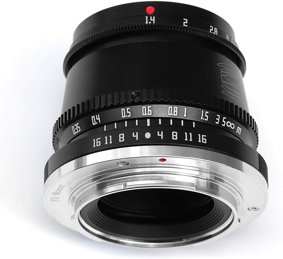 TT Artisan 35mm F1.4 APS-C Objekt Anschluss Fuji X Mount Black Weitwinkelobjektiv mit manuellem Foku