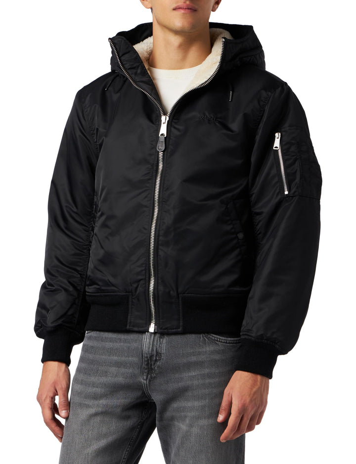 Schott NYC Herren Jacke M Schwarz, M Schwarz