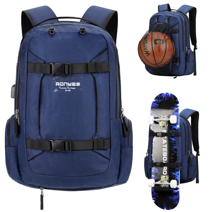 Ronyes Basketball Tasche Blau, Blau
