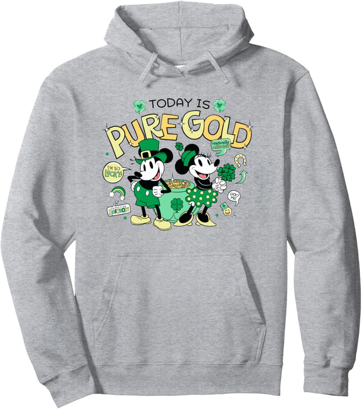 Disney Mickey Mouse & Friends St. Patrick's Day Pure Gold Pullover Hoodie